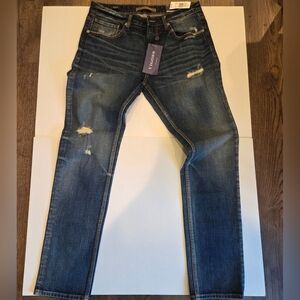 Vigoss Men's Distressed Blue Jeans